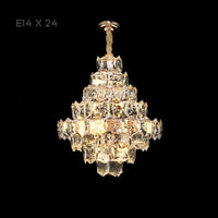 SIMONETTA Chandelier by Lampadom - angle view