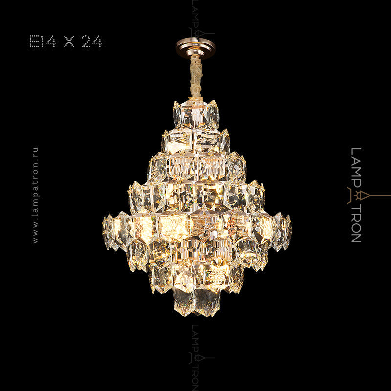 SIMONETTA Chandelier by Lampadom - detail view