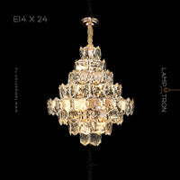 SIMONETTA Chandelier by Lampadom - detail view