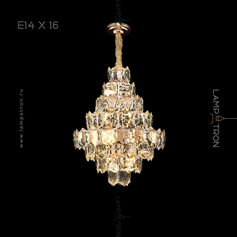 SIMONETTA Chandelier by Lampadom - close-up