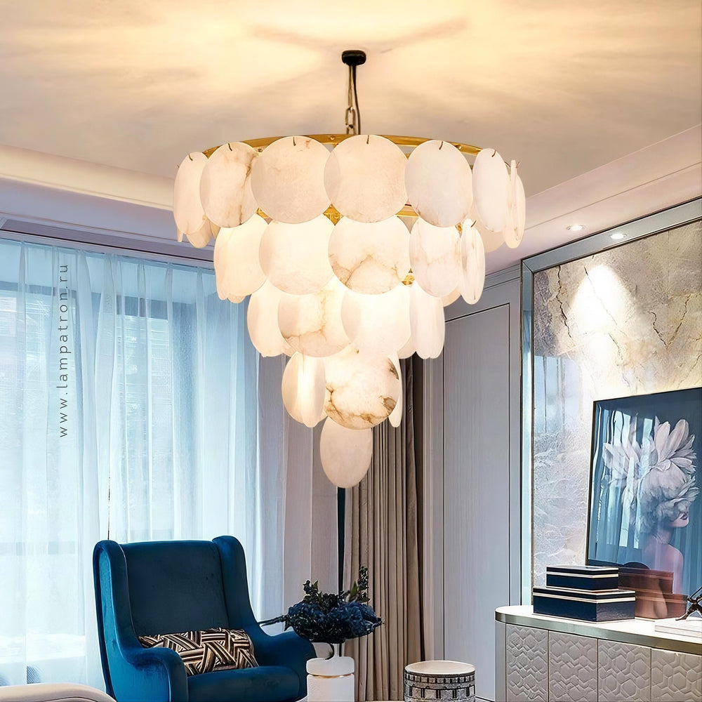 SIRINNA Chandelier by Lampadom - close-up