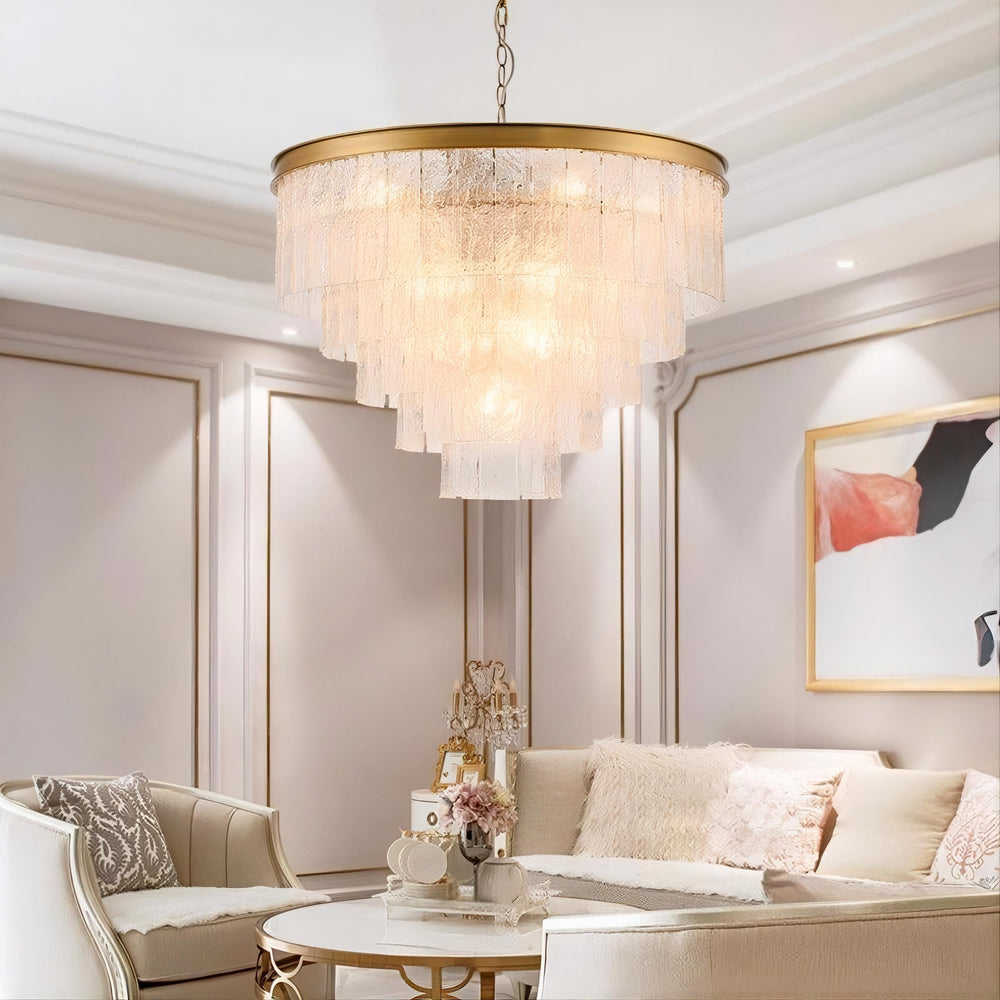 SLIDE Chandelier by Lampadom - scale reference