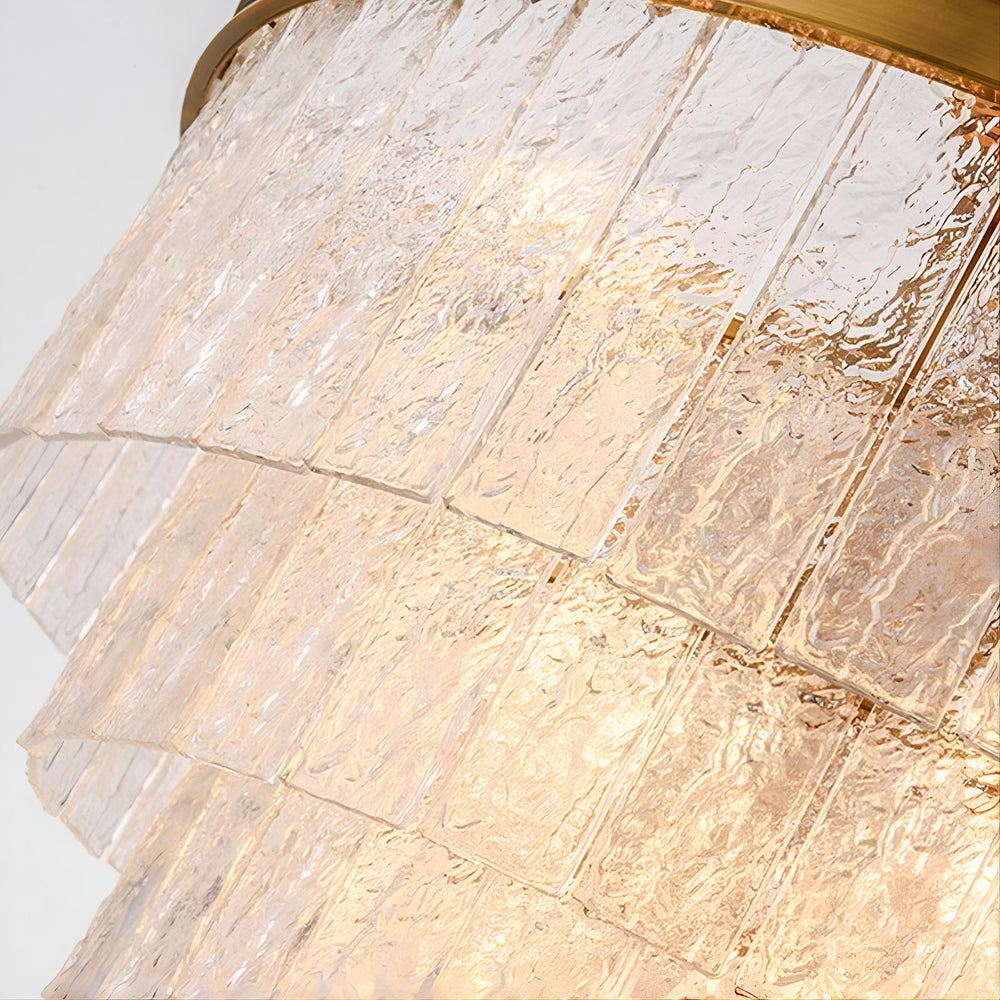 SLIDE Chandelier by Lampadom - top view