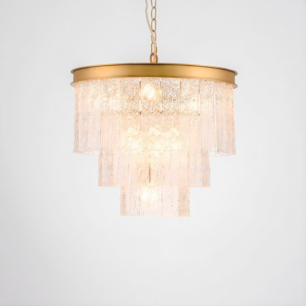 SLIDE Chandelier by Lampadom - side view