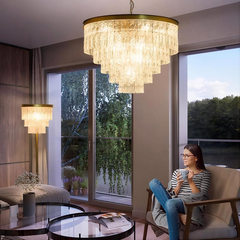 SLIDE Chandelier by Lampadom - detail view