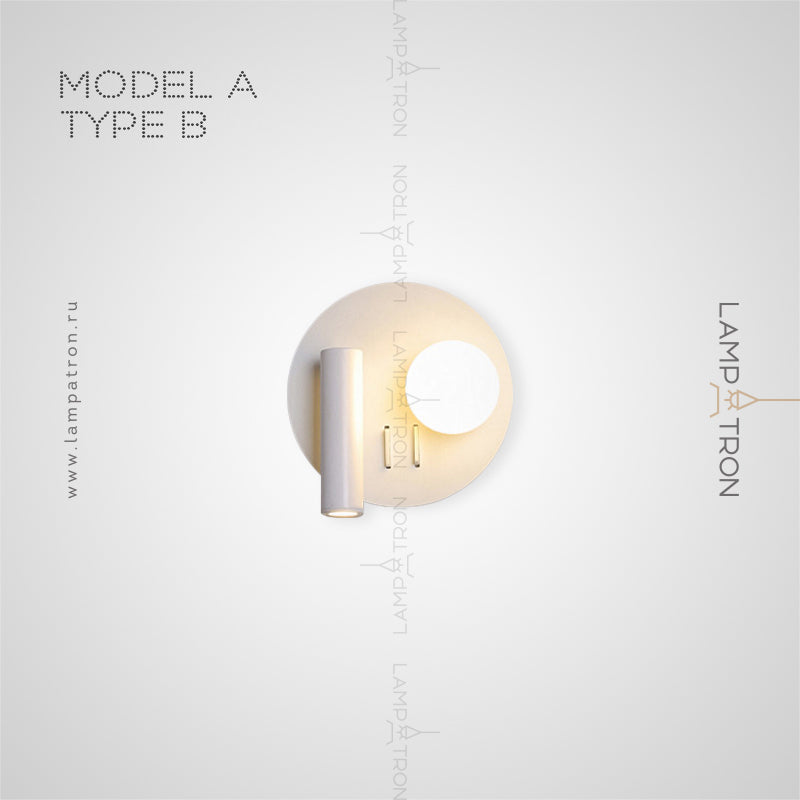 SNOTRA Wall Light by Lampadom - close-up
