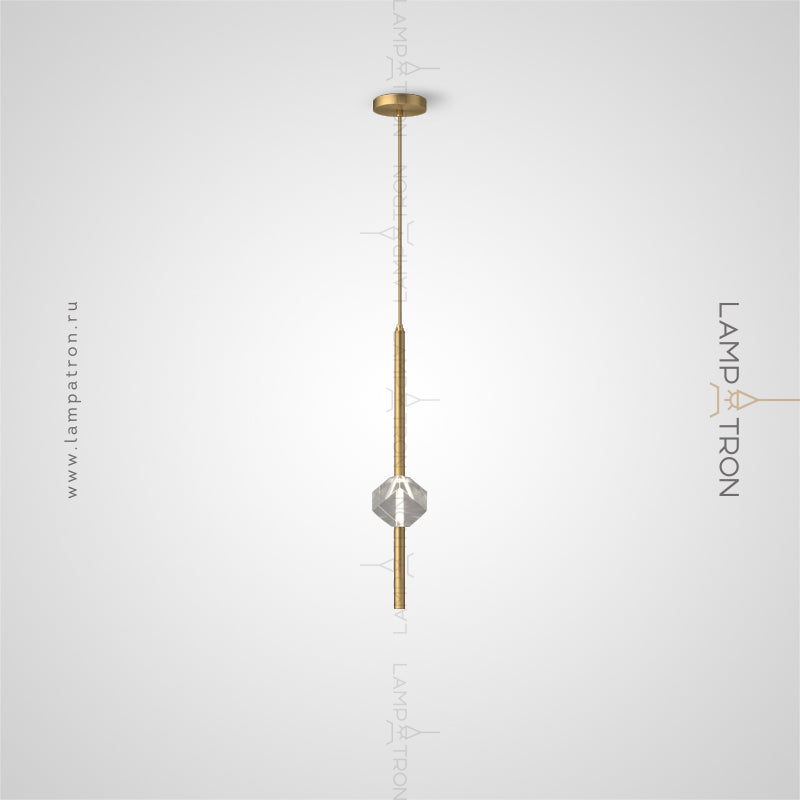 SOCRATES B Pendant by Lampadom - side view
