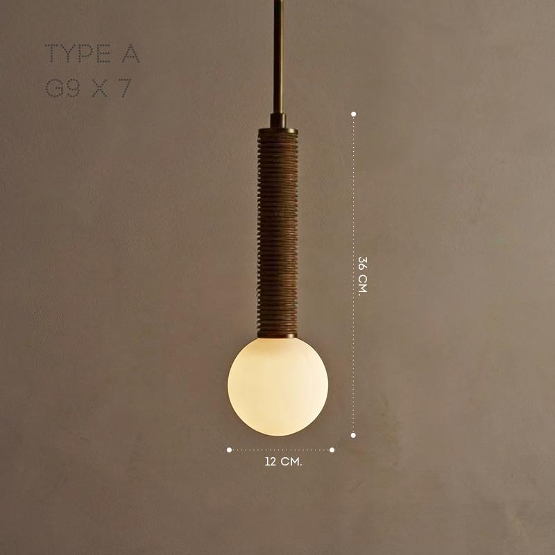 SOLF pendant by Lampadom - side view