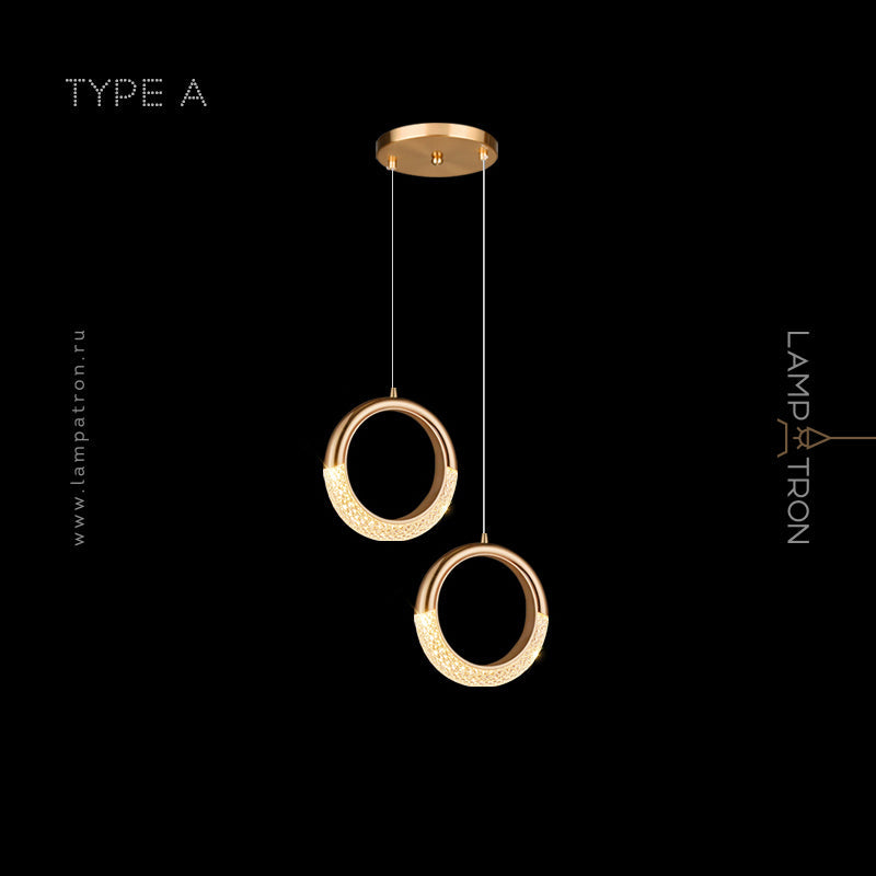 SONKE DUO Cascade Light by Lampadom - scale reference