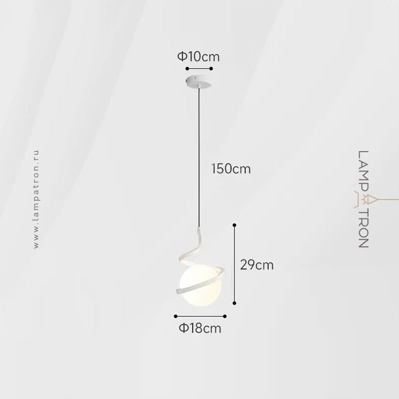 SPINNER Pendant by Lampadom - ambient shot