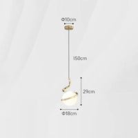 SPINNER Pendant by Lampadom - top view