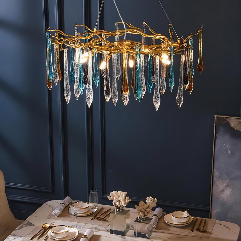 SPRUCE Chandelier by Lampadom - side view