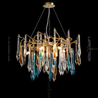 SPRUCE Chandelier by Lampadom - side view
