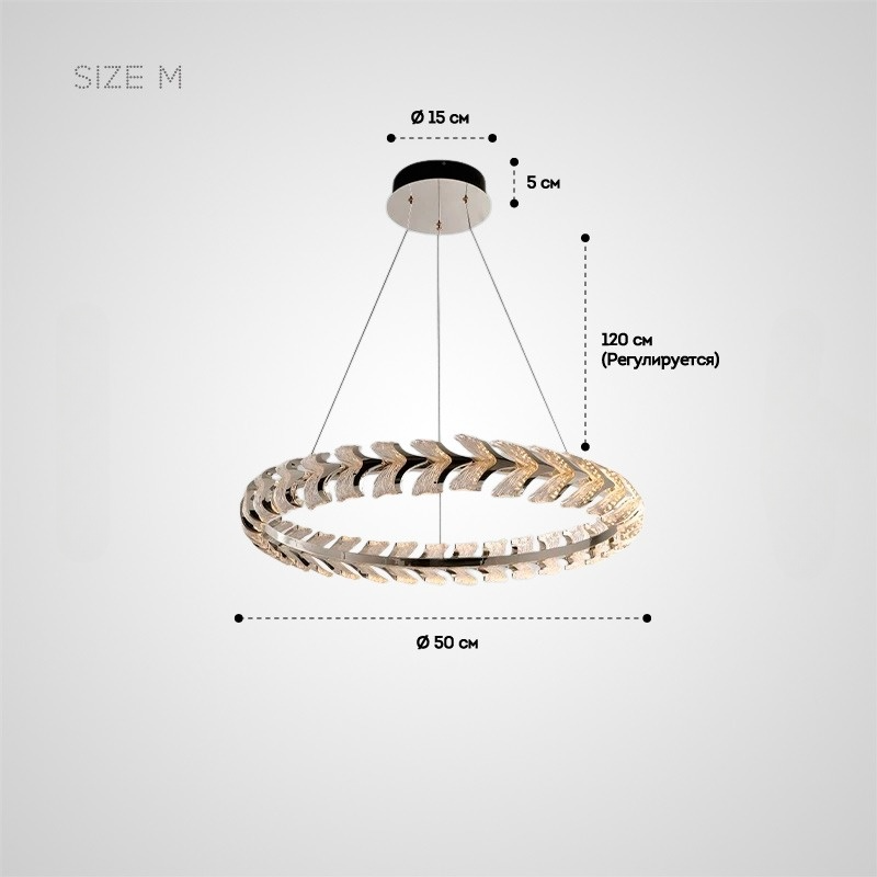 STAN Ring Chandelier by Lampadom - close-up