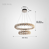 STAN Ring Chandelier by Lampadom - ambient shot