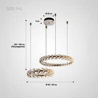 STAN Ring Chandelier by Lampadom - top view