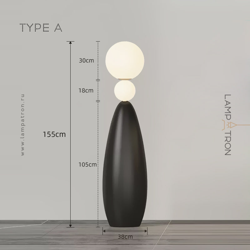 STELLAN Floor Lamp by Lampadom - top view