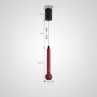 STENKIL Pendant by Lampadom - angle view