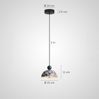 STENLY MARBLE Pendant by Lampadom - close-up