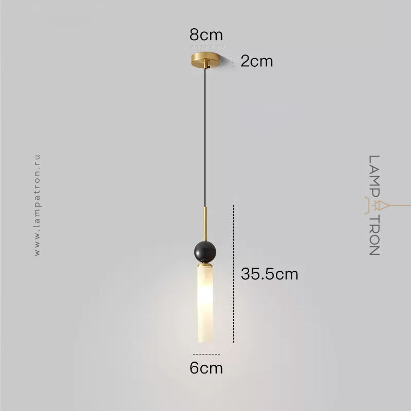 STENLY ONE Pendant by Lampadom - angle view