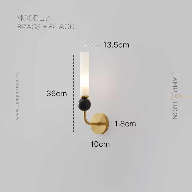STENLY Wall Light A Wall Light by Lampadom - side view