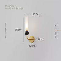 STENLY Wall Light A Wall Light by Lampadom - side view