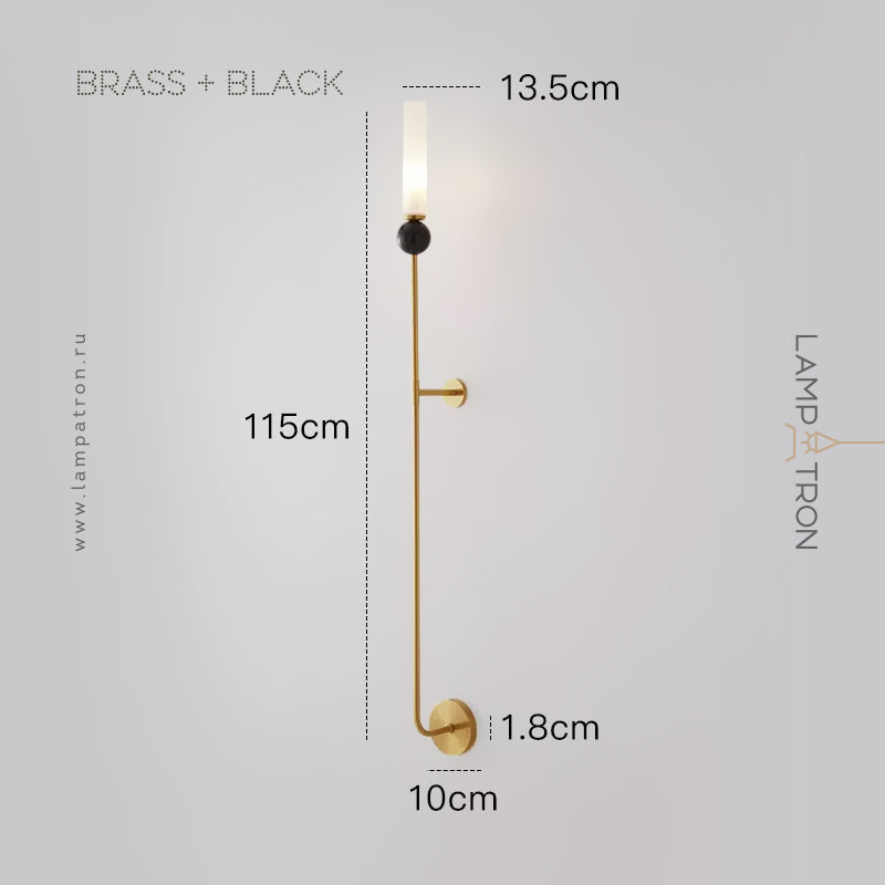 STENLY Wall Light by Lampadom - side view