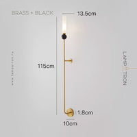 STENLY Wall Light by Lampadom - side view
