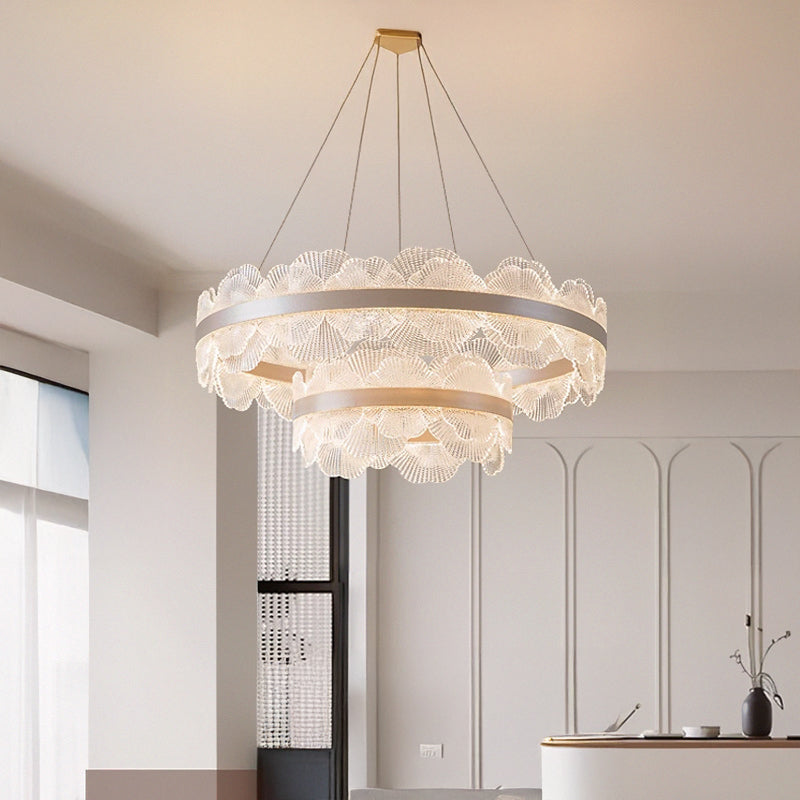 STEVIE Ring Chandelier by Lampadom - scale reference
