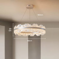 STEVIE Ring Chandelier by Lampadom - side view