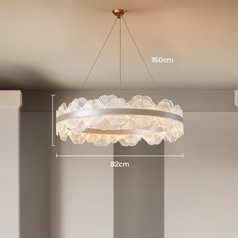 STEVIE Ring Chandelier by Lampadom - angle view