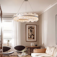 STEVIE Ring Chandelier by Lampadom - side view