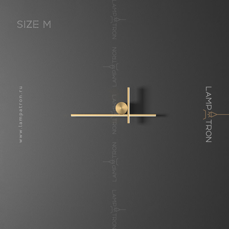 STICH Wall Light by Lampadom - scale reference