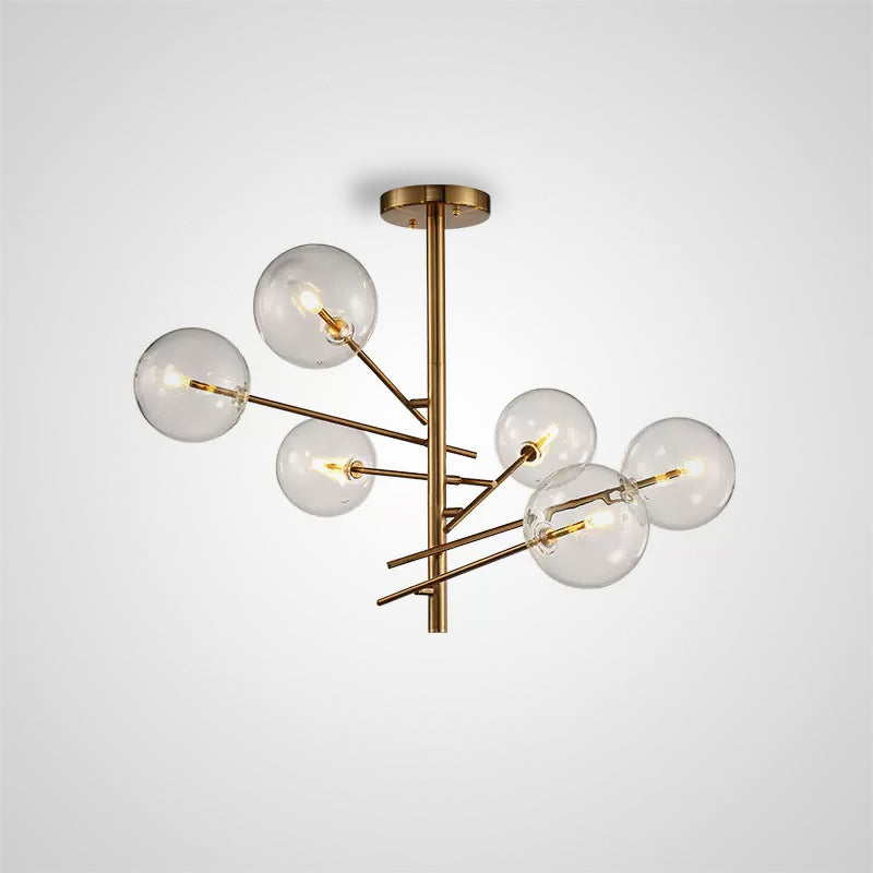 STOOLS Chandelier by Lampadom - angle view