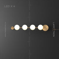 SVALE Wall Light by Lampadom - top view