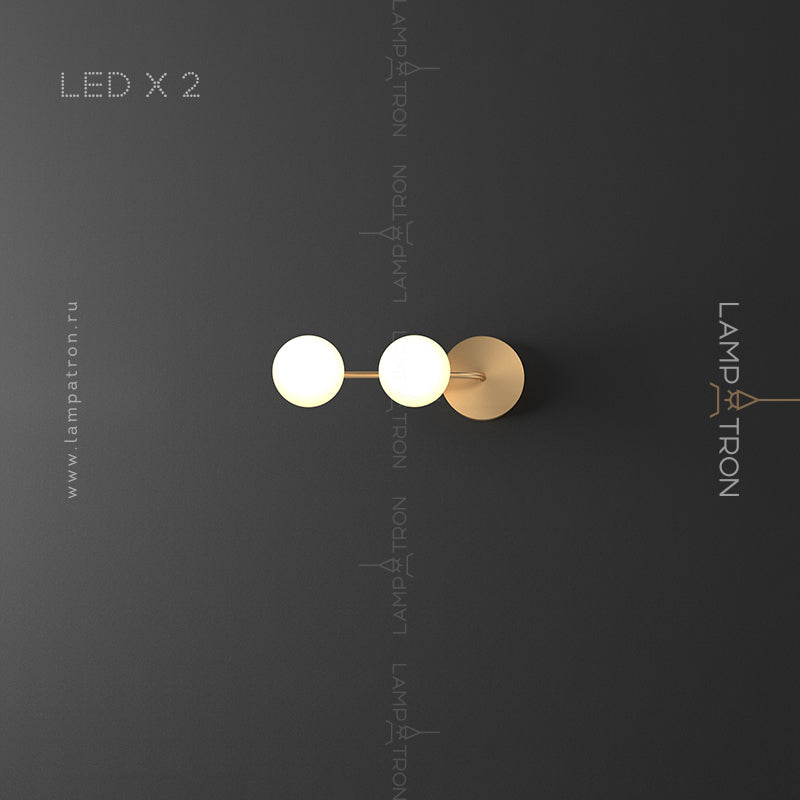 SVALE Wall Light by Lampadom - scale reference