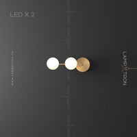 SVALE Wall Light by Lampadom - scale reference