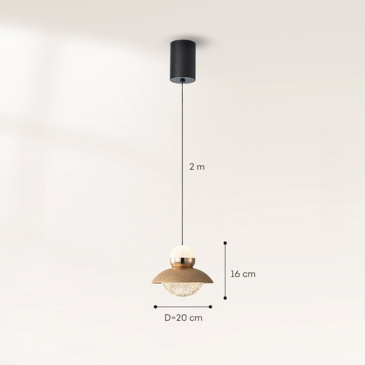 SVEIN  Pendant by Lampadom - scale reference