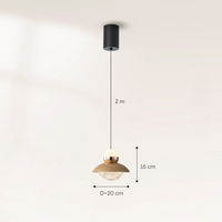 SVEIN  Pendant by Lampadom - scale reference