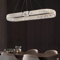 SYLVEST Linear Chandelier by Lampadom - close-up