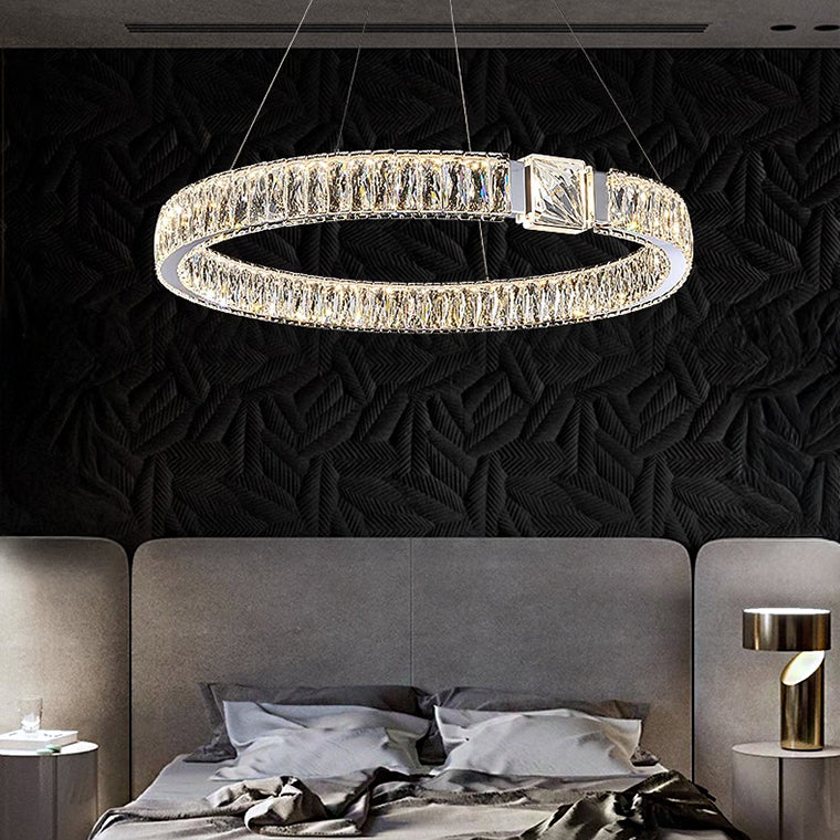 SYLVEST Ring Chandelier by Lampadom - scale reference