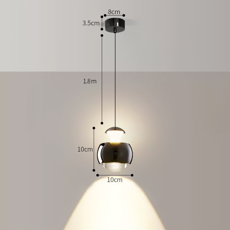 SYRUS EXTRA Pendant by Lampadom - scale reference