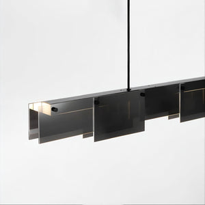 TADDEUS Linear Chandelier by Lampadom