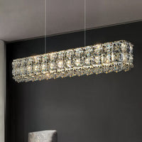 TAKI Linear Chandelier by Lampadom - close-up
