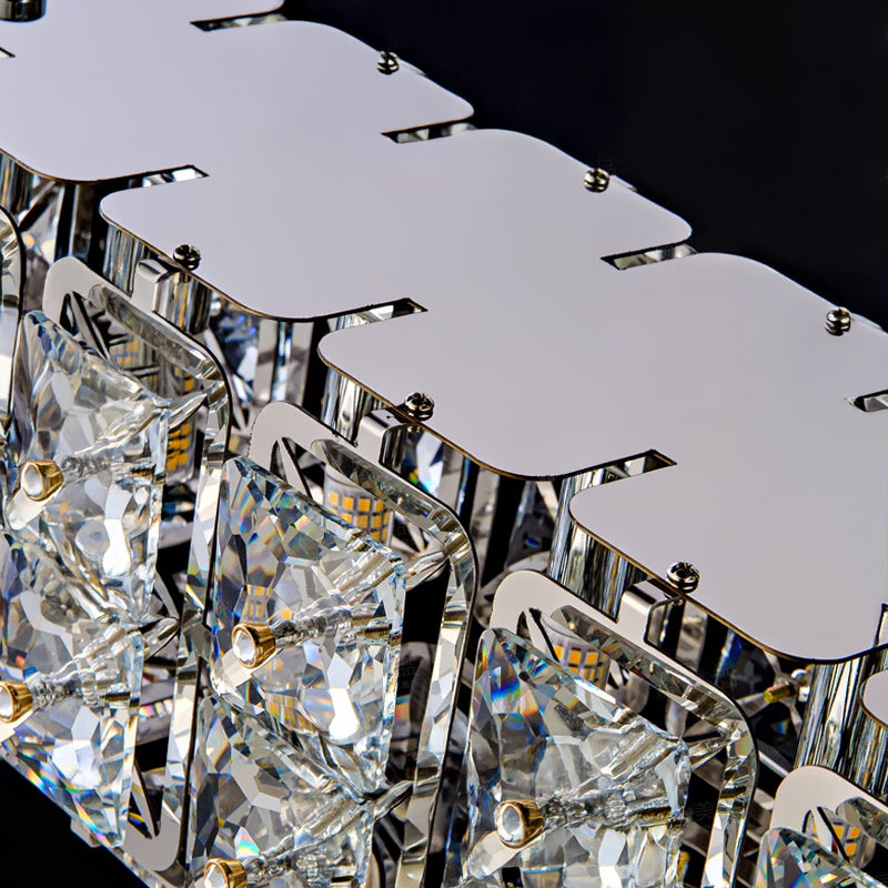 TAKI Linear Chandelier by Lampadom - side view