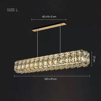 TAKI Linear Chandelier by Lampadom - ambient shot