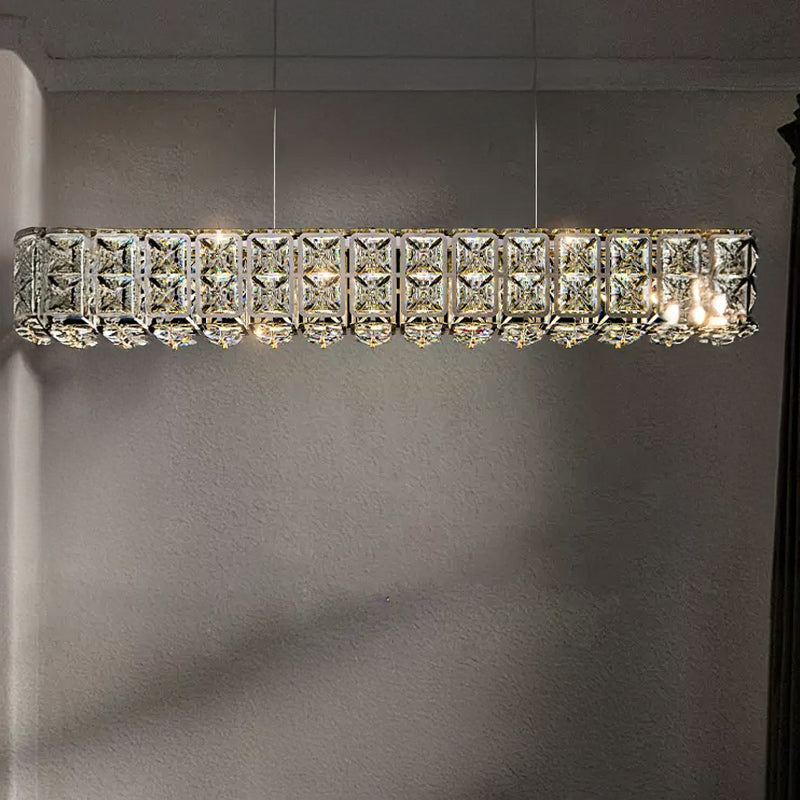 TAKI Linear Chandelier by Lampadom - detail view