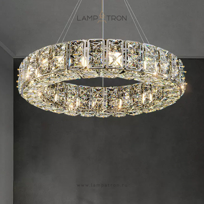 TAKI R Ring Chandelier by Lampadom - side view