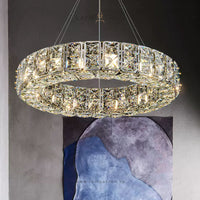 TAKI R Ring Chandelier by Lampadom - close-up
