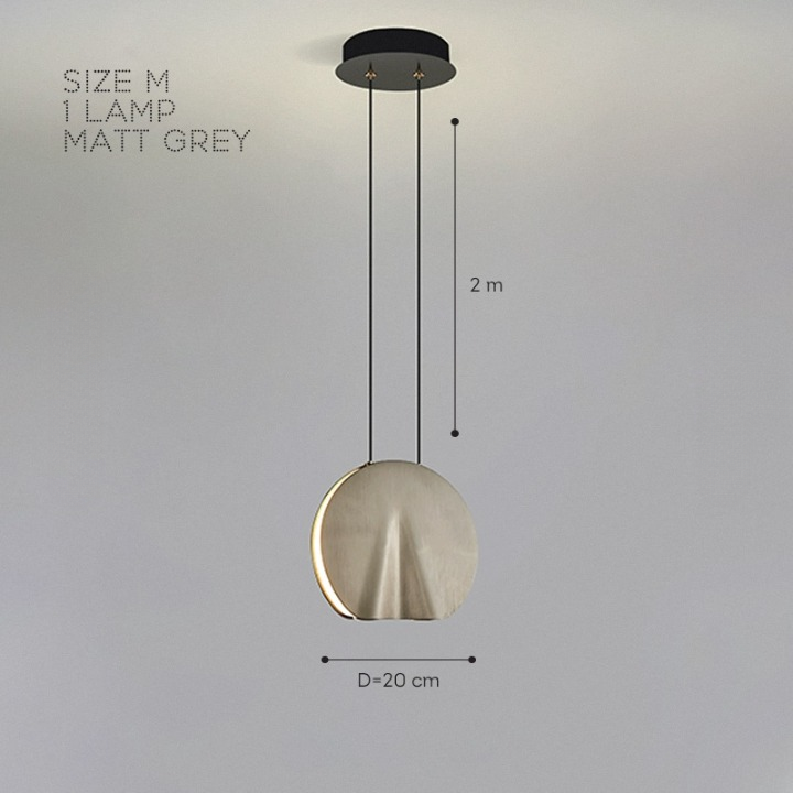 TANCRED Pendant by Lampadom - scale reference